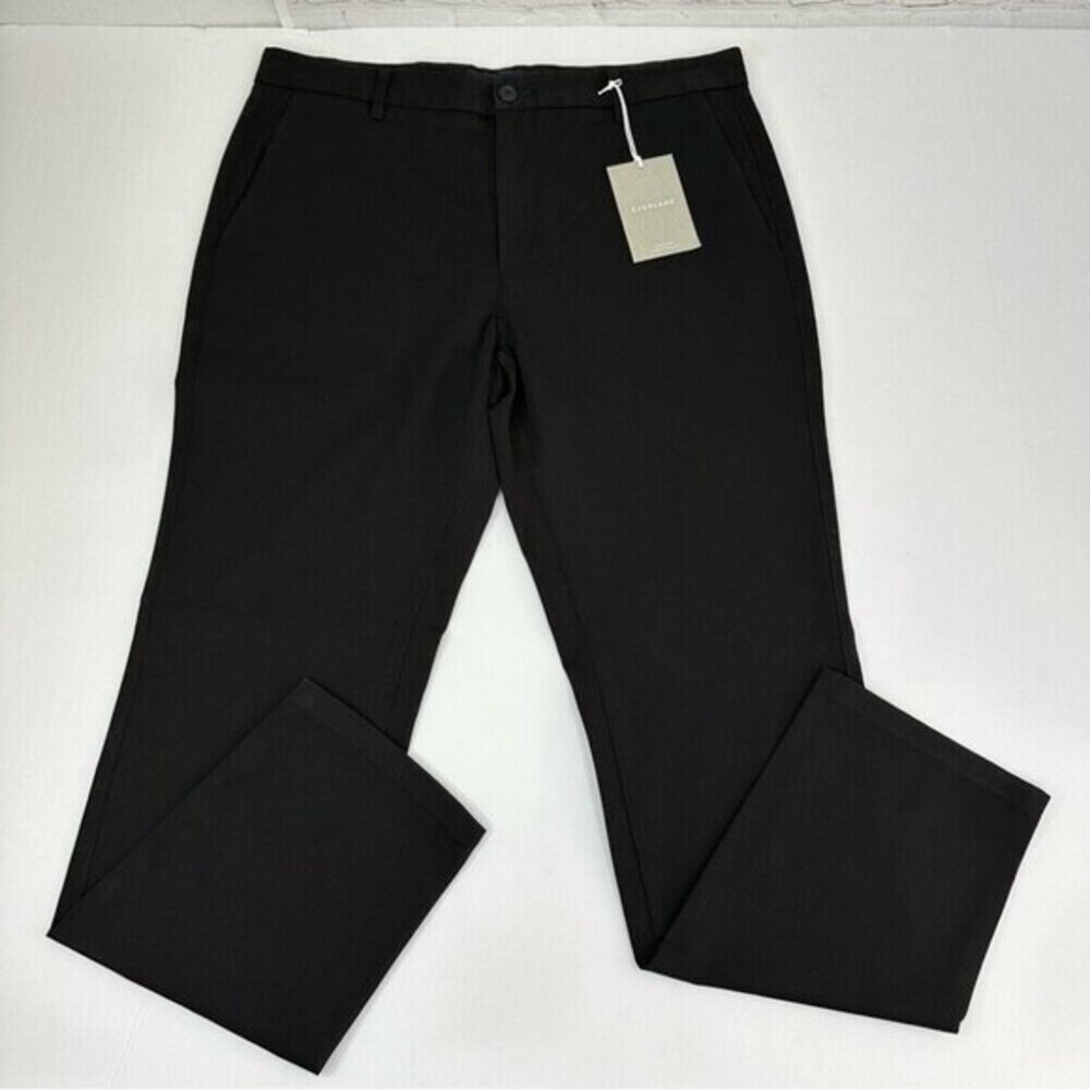 Everlane Performance Chino Uniform Slim Fit Black Pants 35x30‎ New NWT Mens